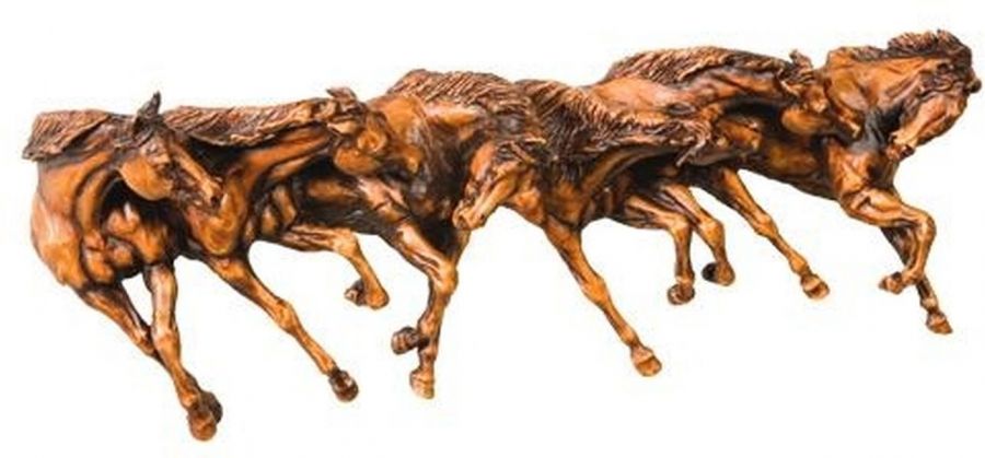 EuroLux Home Sculpture Statue Large Horse Hand-Painted Resin OK Casting Equestrian USA Made EuroLux Home Sculpture Statue Large Horse Hand-Painted Resin OK Casting Equestrian USA Made