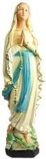 Vintage Sculpture Religious Our Lady Notre Dame Madonna Mary of Lourdes Antique