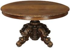Antique Dining Table Hunting Renaissance Oak