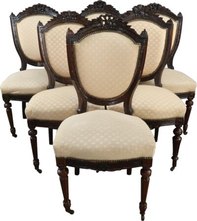  France 1890,Antique Louis XVI Dining Chairs