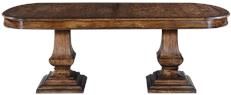 Pastry Table Dining Tuscan Italian Extending Oval Top Butterfly Leaf Rustic Wood