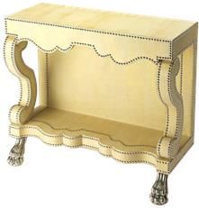 Console Table Art Nouveau Paw Feet Lion Cream Polished Cosmopolitan Caramel