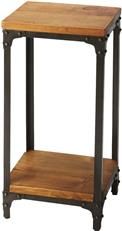 Valet Stand Industrial Chic Distressed Pine Iron