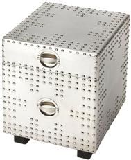 File Cabinet Industrial Distressed Polished Stainless Steel Aluminum Mango