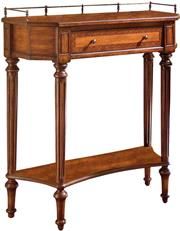 Tray Table Gallery Mahogany Distressed Umber Antique Brass Brown/Beige/Tan Ash