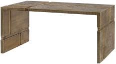 Coffee Table Cocktail BUNGALOW 5 HOLLIS Industrial Hand-Hammered Antiqued Brass