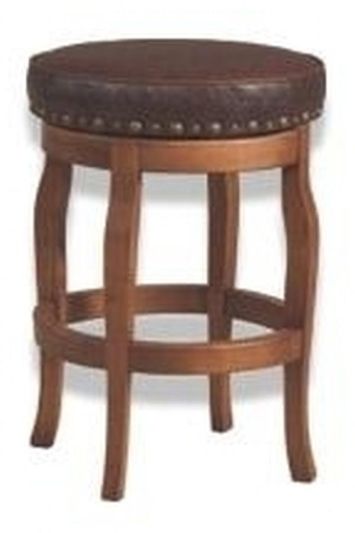 Bar Stool Traditional Traditional Wood Leather Wood Leather MK-9