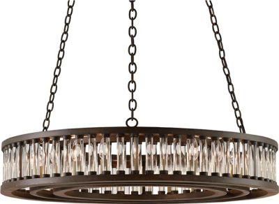 Chandelier CURREY HOSPITALITY MUST-HAVES ELIXIR Round Vials Vial 3-Light Dark