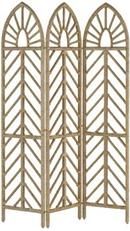 Screen CURREY SAMAL Natural Wrought Iron Abaca Rope