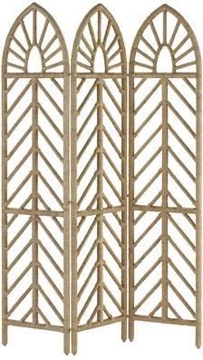 Screen CURREY SAMAL Natural Wrought Iron Abaca Rope