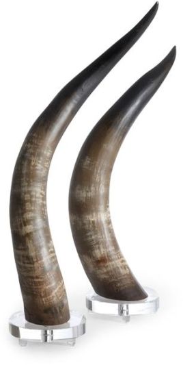 Sculpture Horn Natural Composite Crystal Base Resin