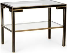 Cocktail Table DECKER Gold Accents Wood