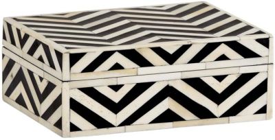 Jewelry Box Wood Bone Inlay