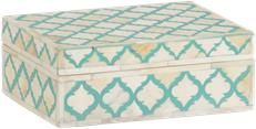 Jewelry Box Bone Inlay Wood