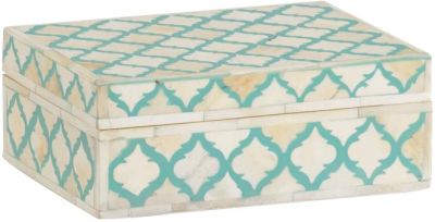 Jewelry Box Bone Inlay Wood