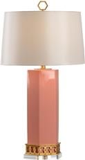Table Lamp MIRIAM Transitional Honeycomb 1-Light Antique Gold Leaf Off-White