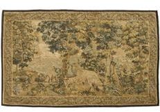 Tapestry Aubusson Unicorn 98x63 63x98 Gold Hand-Woven