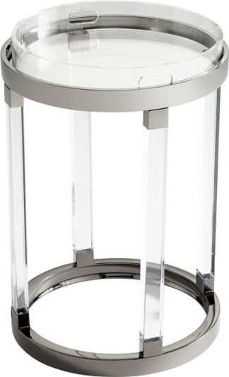 Tray Table CYAN DESIGN PRIME Gunmetal Gray Acrylic