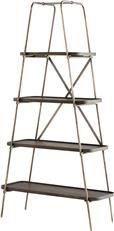 Etagere Shelves CYAN DESIGN FORTRESS Industrial Raw Iron Gray Natural Wood 4