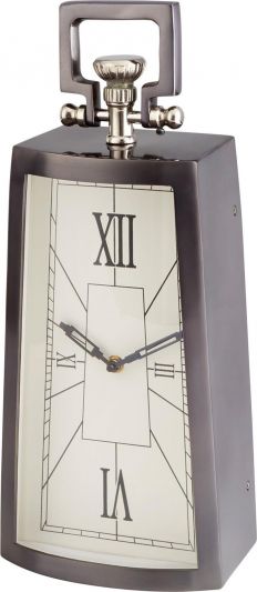 CYAN DESIGN DOC Clock Black Nickel Aluminum