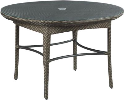 Cafe Table End Side WOODBRIDGE MARIGOT Rounded Tapered Legs Round Top