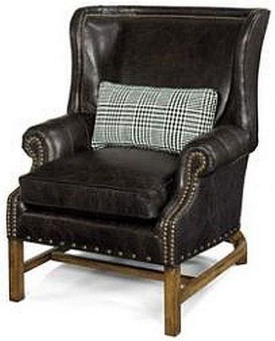 Chair Library Wood Leather Removable Leg Hand-Crafted Modified Chippe MK-528