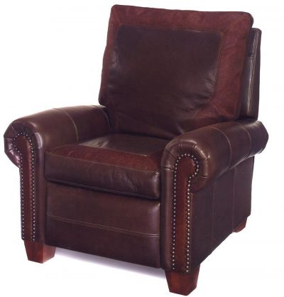 Chair Wood Leather Non-Removable Leg Manual Mechanism Motorized Mecha MK-600