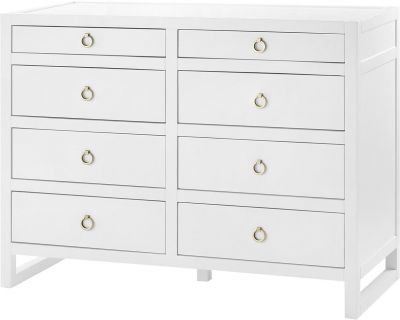 Chest of Drawers BUNGALOW 5 NEWTON Americana Ring Pull Large Stained Drawer