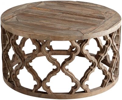 Coffee Table Cocktail CYAN DESIGN SIRAH Black Forest Grove Wood