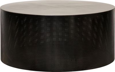 Coffee Table Cocktail DIXON Black Metal
