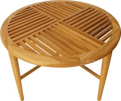Coffee Table Cocktail PADMAS PLANTATION Coastal Beach Teak Hand-Finished