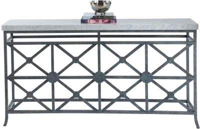 Console Table Verde Verdigris Metal