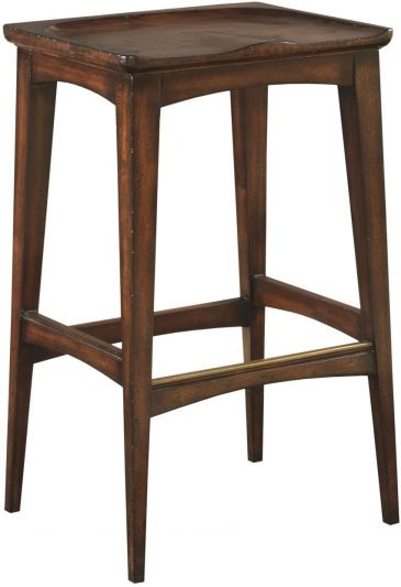 Counter Stool Woodbridge Saddle Seat Distressed Santa Fe Acacia Wood