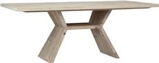 Dining Table BERLIN Pedestal Base Warm Wash Sealed Reclaimed Pine