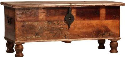 Blanket Box Chest Dovetail Nantucket Hand Built Reclaimed Wood Distressed Paint
