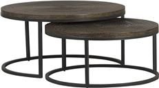 Nest of Tables PAVIA Set 2 Metal