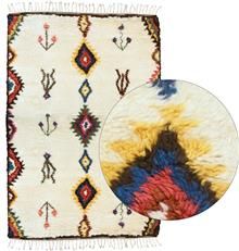 Rug Dovetail Binson Multicolor Southwestern 8x10 10x8