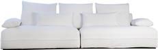 Sofa LAUREL White Cotton Polyester Poly
