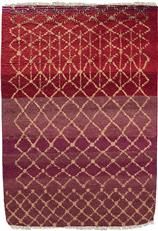 Rug 8x10 10x8 Maroon Red Cotton Wool