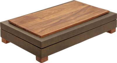 Decorative Box Contemporary Green Pine Faux Leather