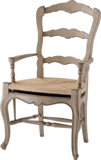 Dining Arm Chair THEODORE ALEXANDER CLASSIC YET CASUAL 19th C European Arched