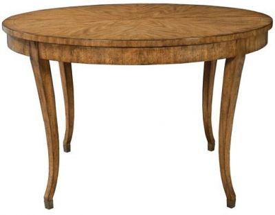 Dining Table Biedermeier Extension Port Eliot Artisan Mahogany Sunburst Top