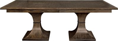 Dining Table PORT ELIOT Twin Column Extendable Extending Expanding Expandable