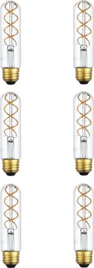 LED Filament Light Bulb Clear Glass Dimmable Dimmer Medium E26 6W
