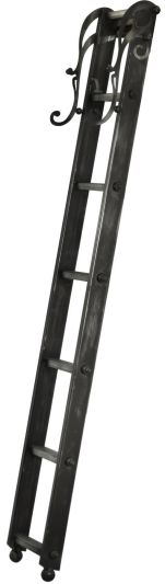 Etagere Shelves AMBROSIA Blackened Steel Black Glass Mirror Solid Brass