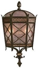 Wall-Mount Coupe Wall Sconce CHATEAU Outdoor Medium 2-Light Antiqued Umber