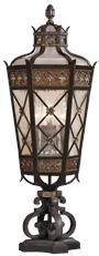 Pier Mount Light Lantern CHATEAU Outdoor Medium 5-Light Umber Patina Antiqued