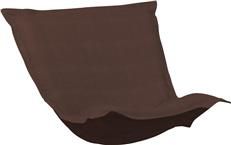 Pouf Chair Cushion HOWARD ELLIOTT STERLING Chocolate Brown Polyester Poly