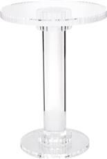 Accent Table HOWARD ELLIOTT Transparent Cut Acrylic