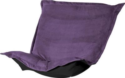 Pouf Chair Cushion HOWARD ELLIOTT Bella Eggplant Purple Polyester Poly